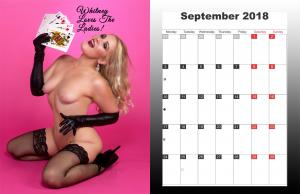 www.misswhitneymorgan.com - Miss Whitney Morgan September 2018 Desktop Calendar thumbnail